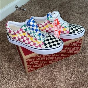 Old school (Glitter check) vans